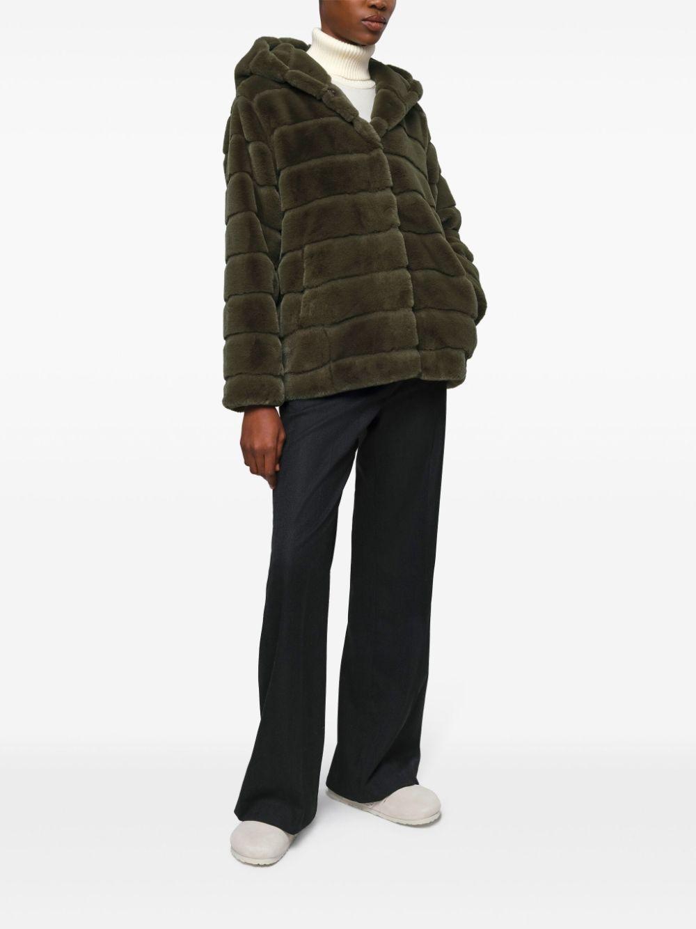 Goldy hooded coat Product Image