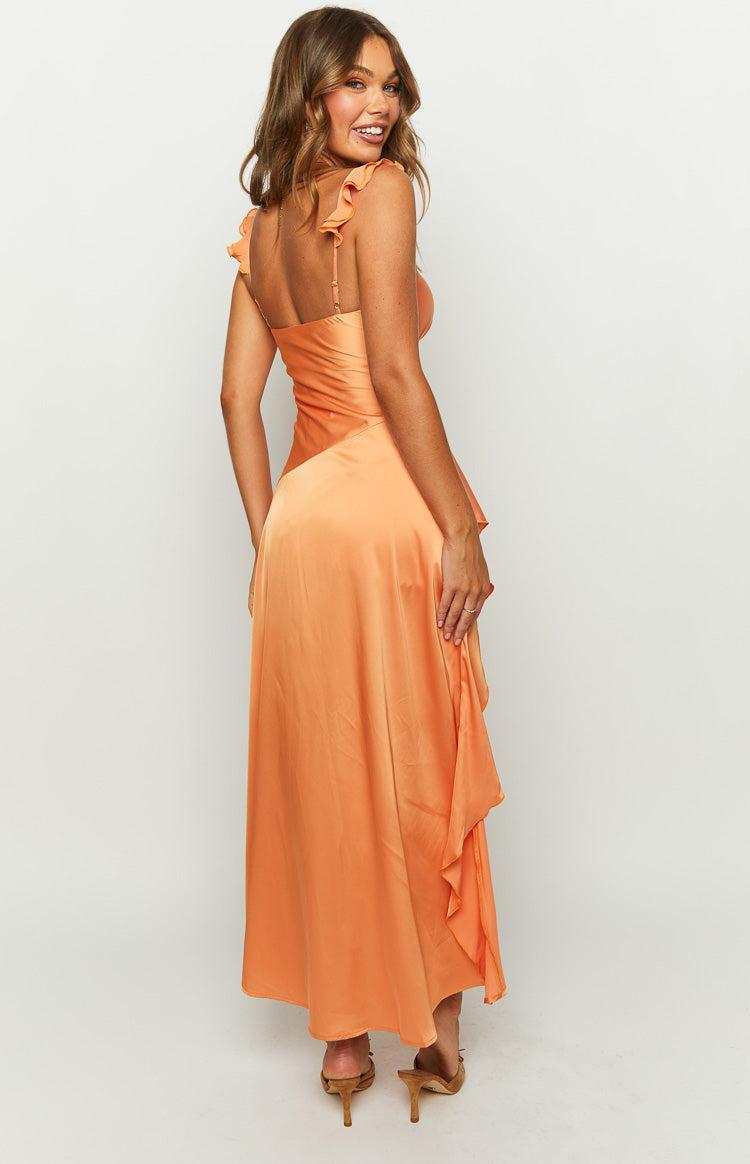 Corrina Orange Maxi Dress Product Image