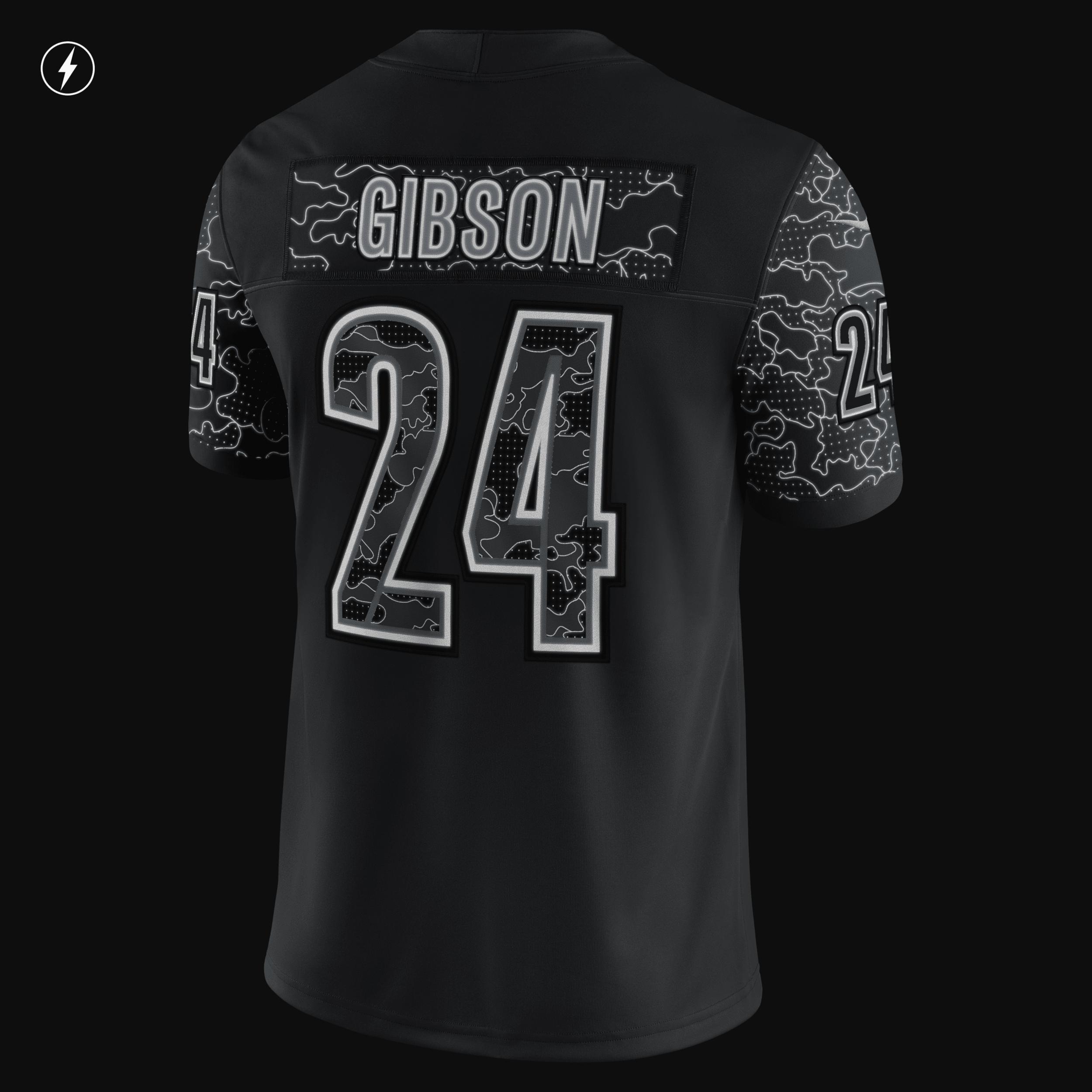 Mens Nike Antonio Gibson Black Washington Commanders RFLCTV Limited Jersey Product Image