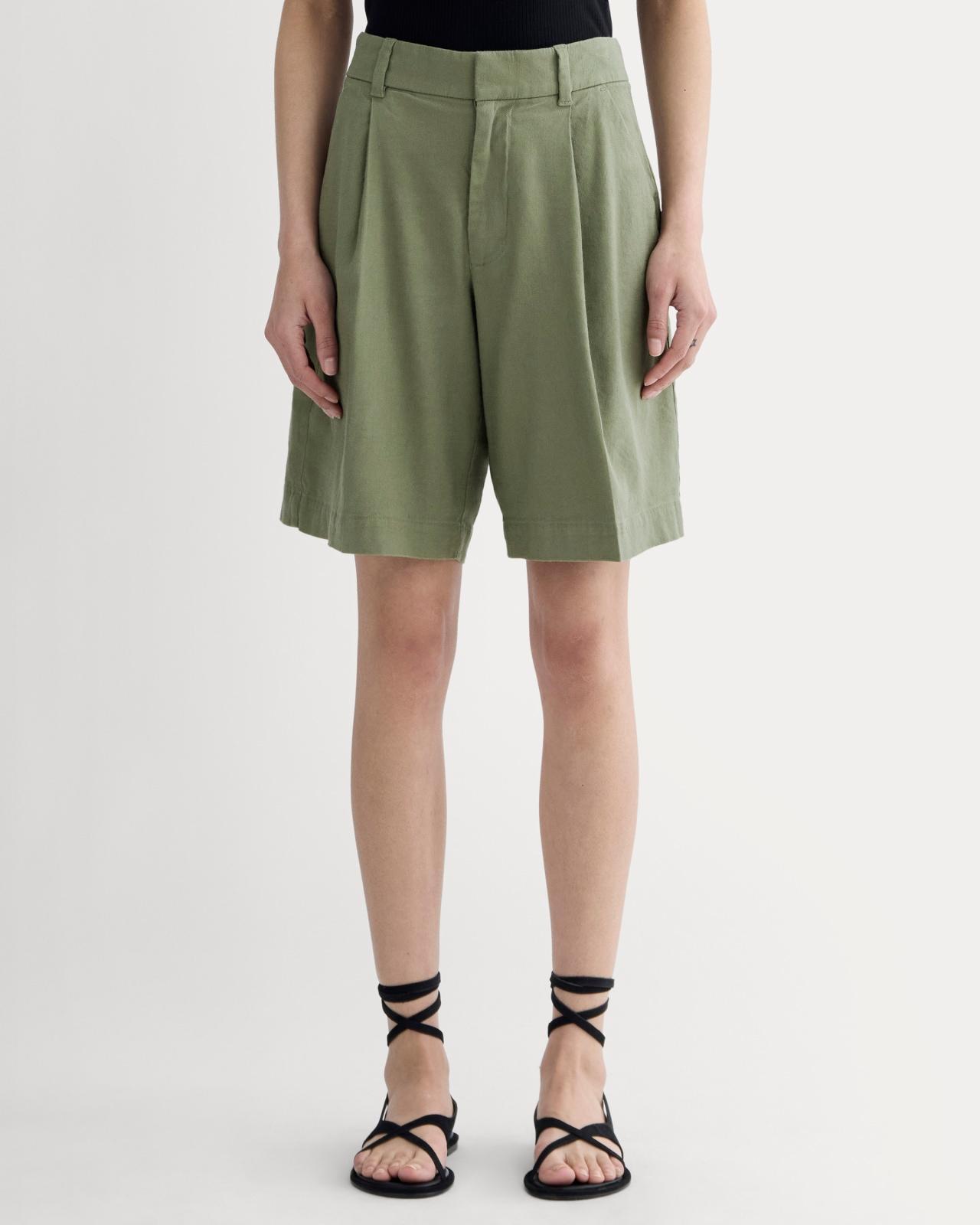 Womens Pleated Short in Stretch Linen by Everlane Product Image