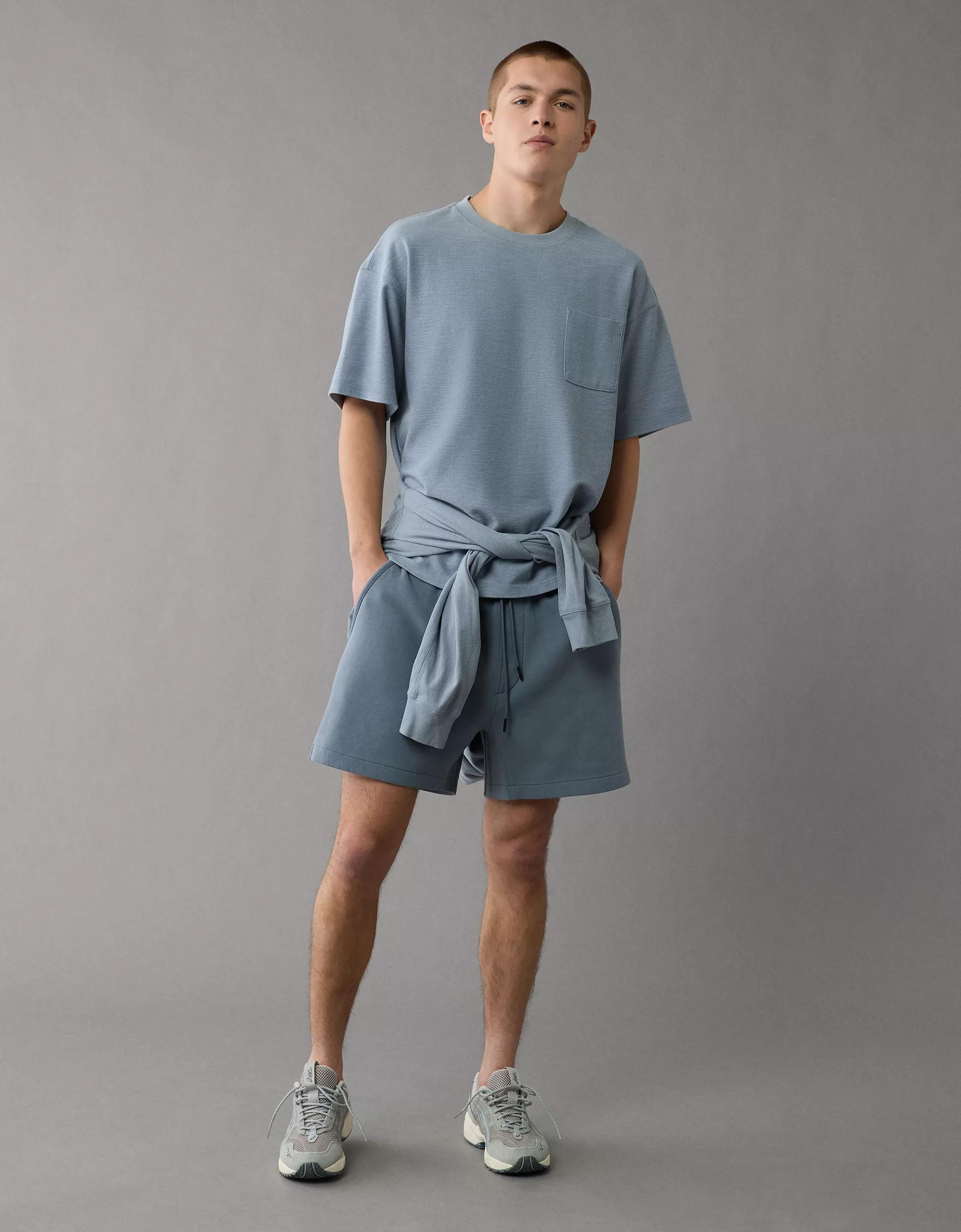 AE 24/7 Boxy Textured T-Shirt Product Image