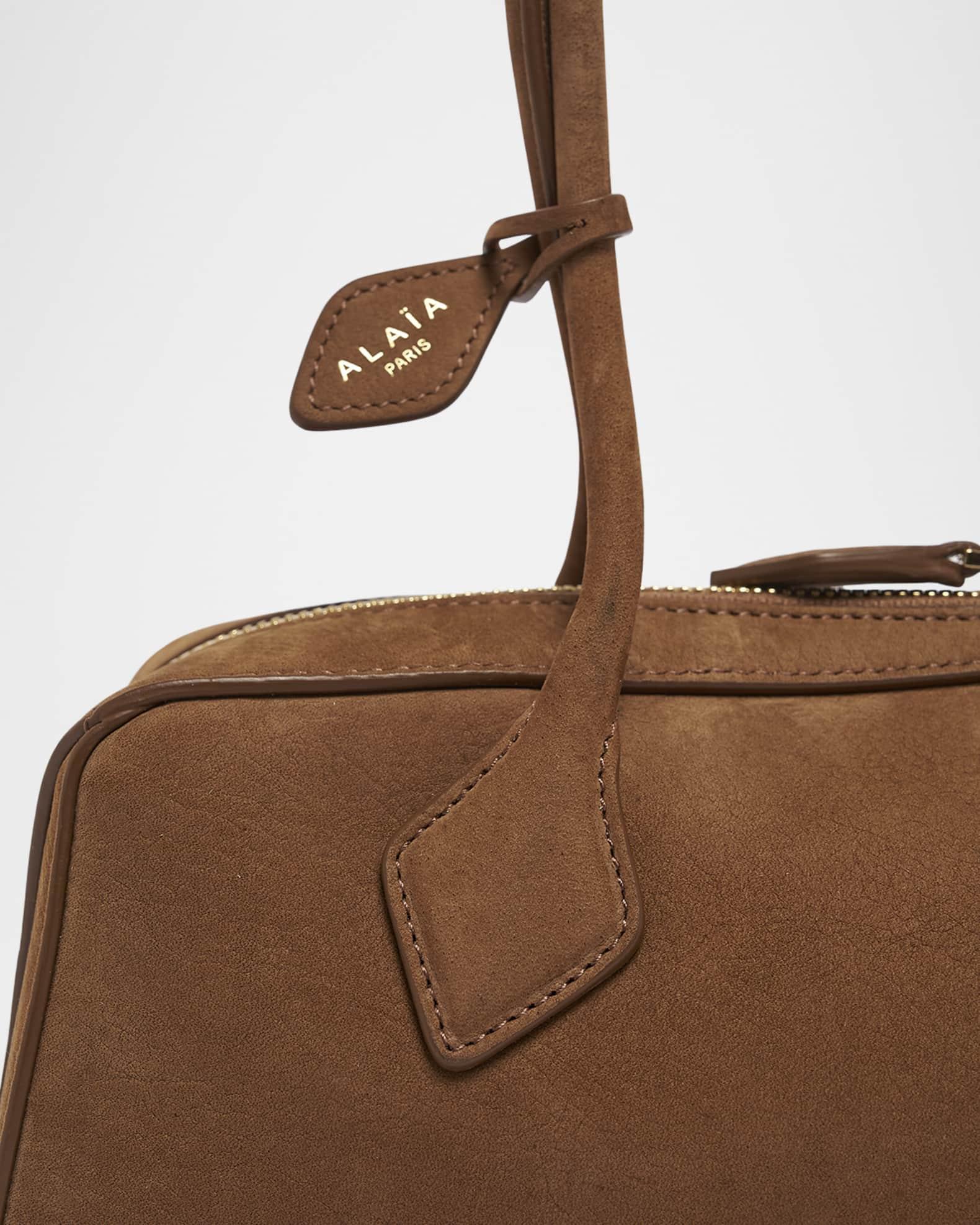 Le Teckel Medium Suede Shoulder Bag Product Image