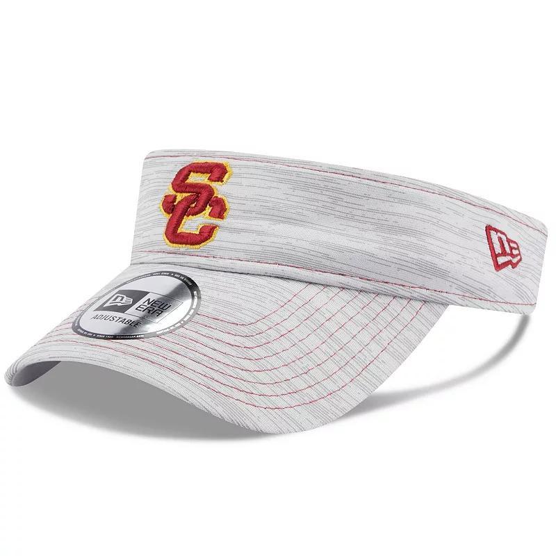 Mens New Era Gray USC Trojans Logo Adjustable Visor Product Image