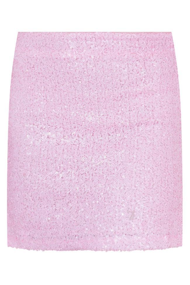 Can't Help Loving You Light Pink Sequin Skirt FINAL SALE Product Image