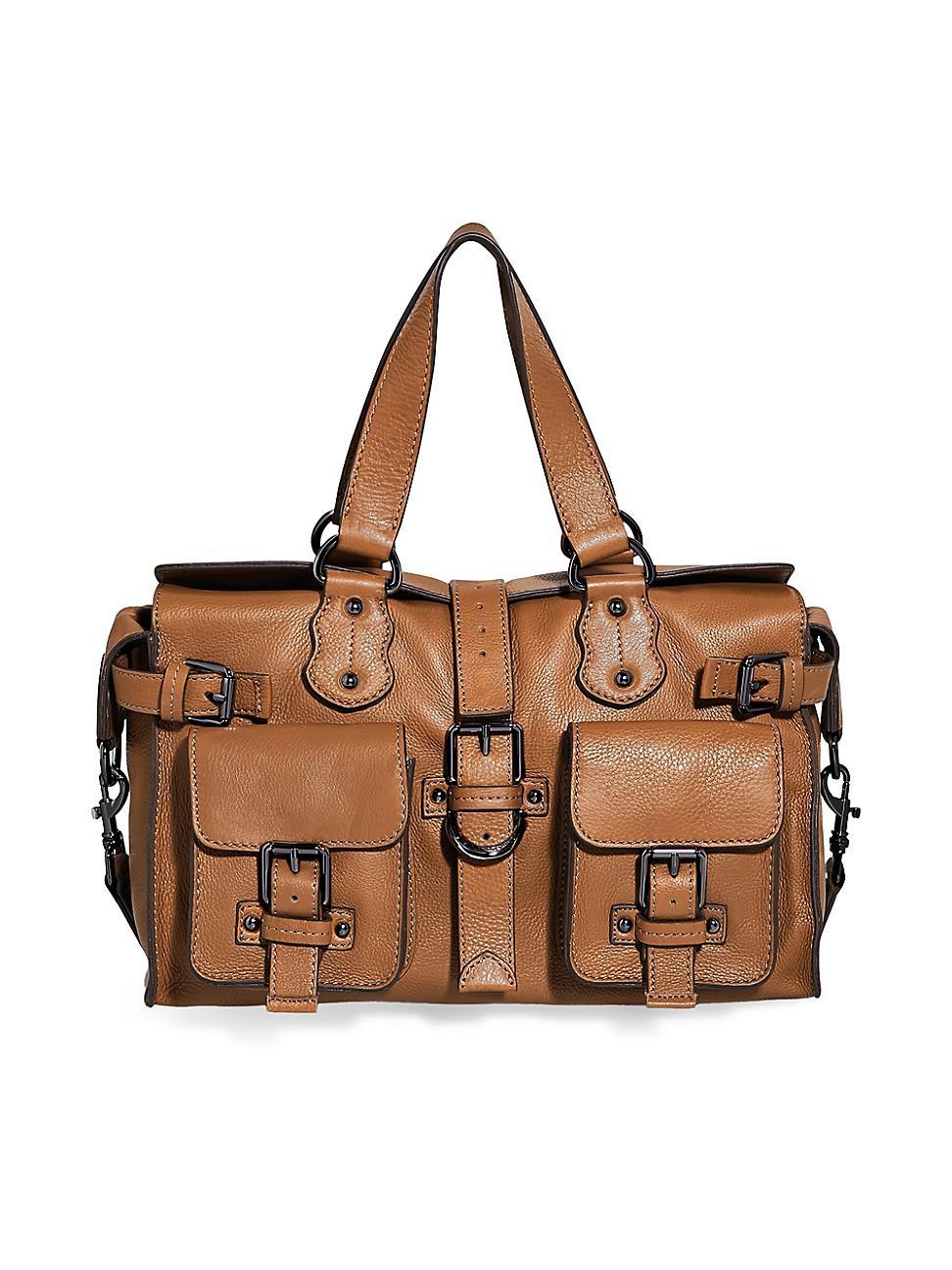 Womens Saddle-Up Leather Satchel Product Image