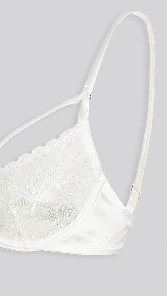 Fleur du Mal Gardenia Lace Demi Bra | Shopbop Product Image