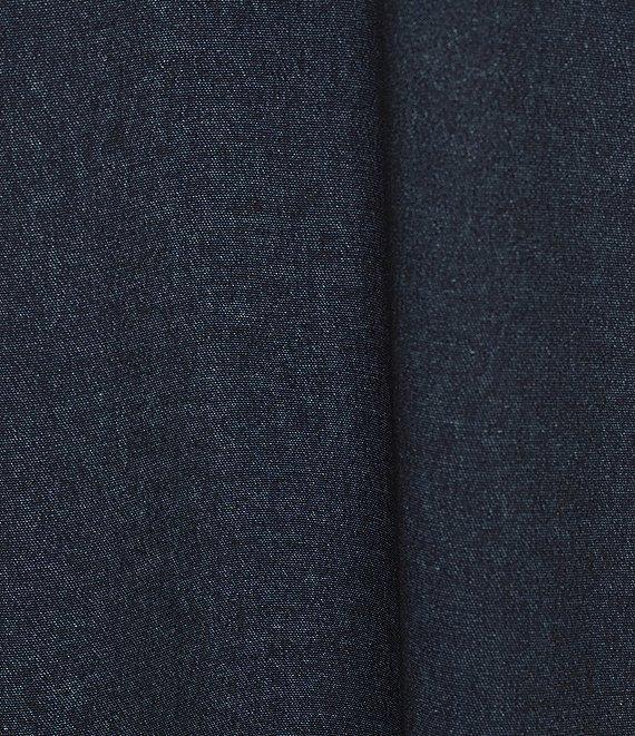 Jude Connally Emerson Denim Point Collar Short Puff Sleeve Dress Product Image