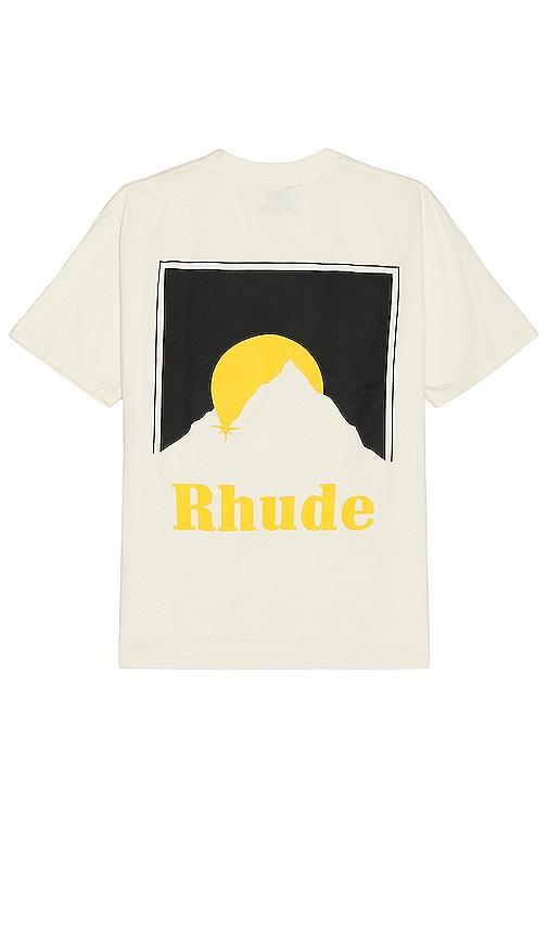 Rhude Moonlight Tee in Cream Product Image