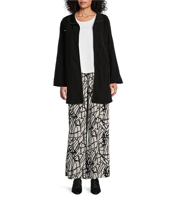 Bryn Walker Marz Memory Crunch Stand Collar Long Sleeve Jacket Product Image