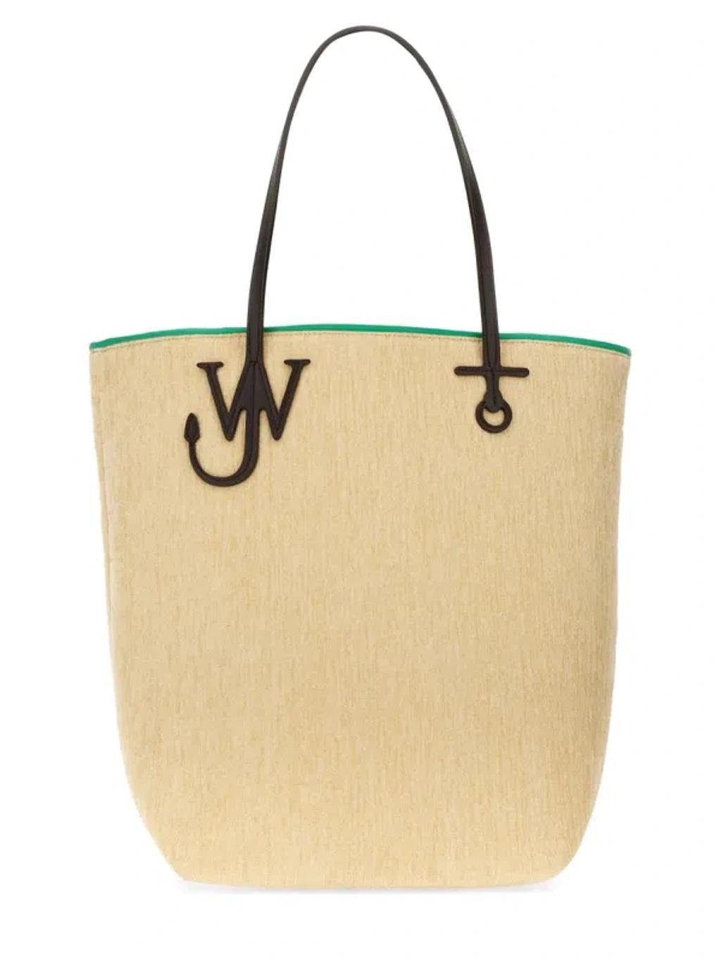 JW ANDERSON Tall Anchor Tote Bag In Black Product Image