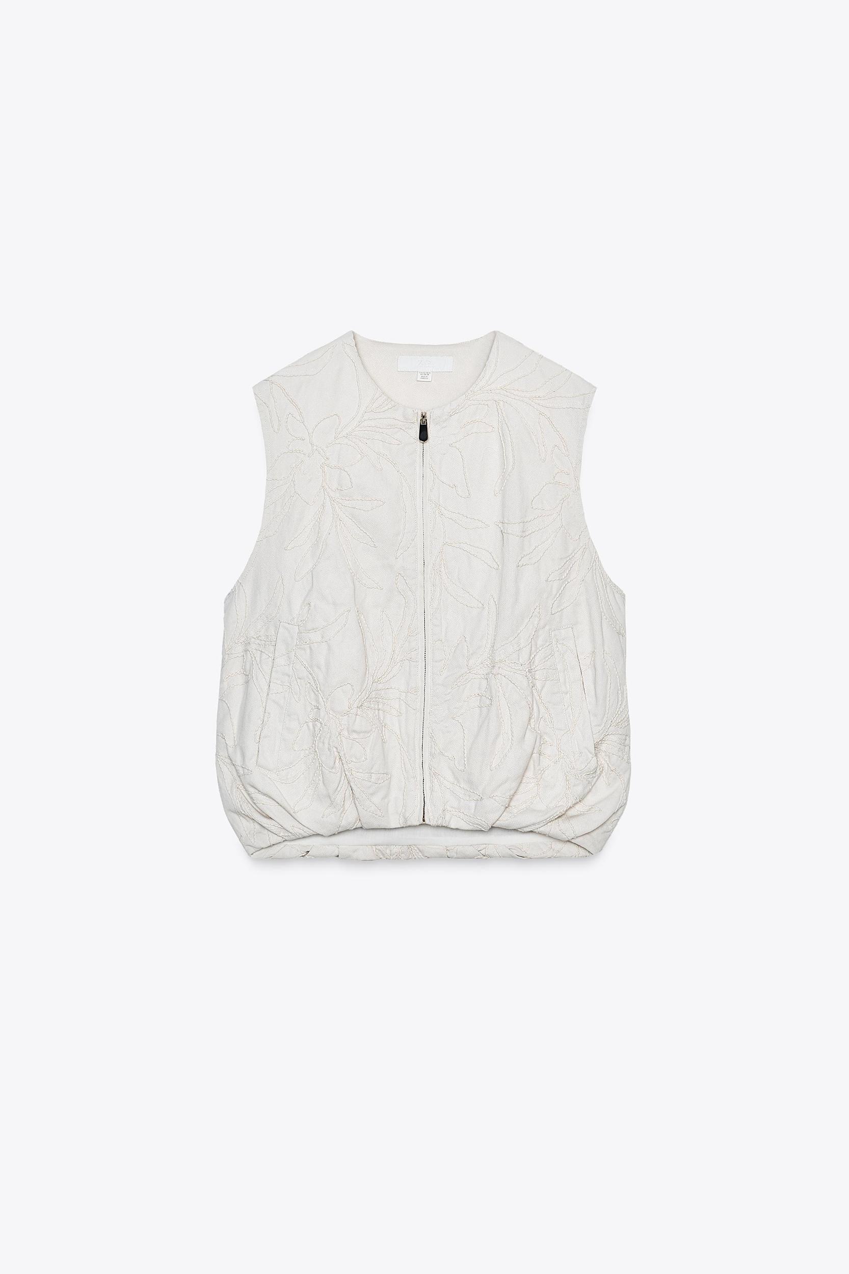 EMBROIDERED VEST Product Image