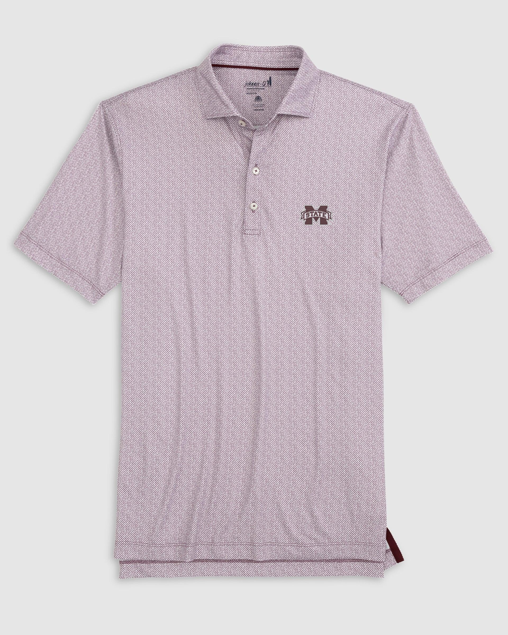 johnnie-O Ole Miss Hinson Jersey Performance Polo - Stacked Logo Product Image