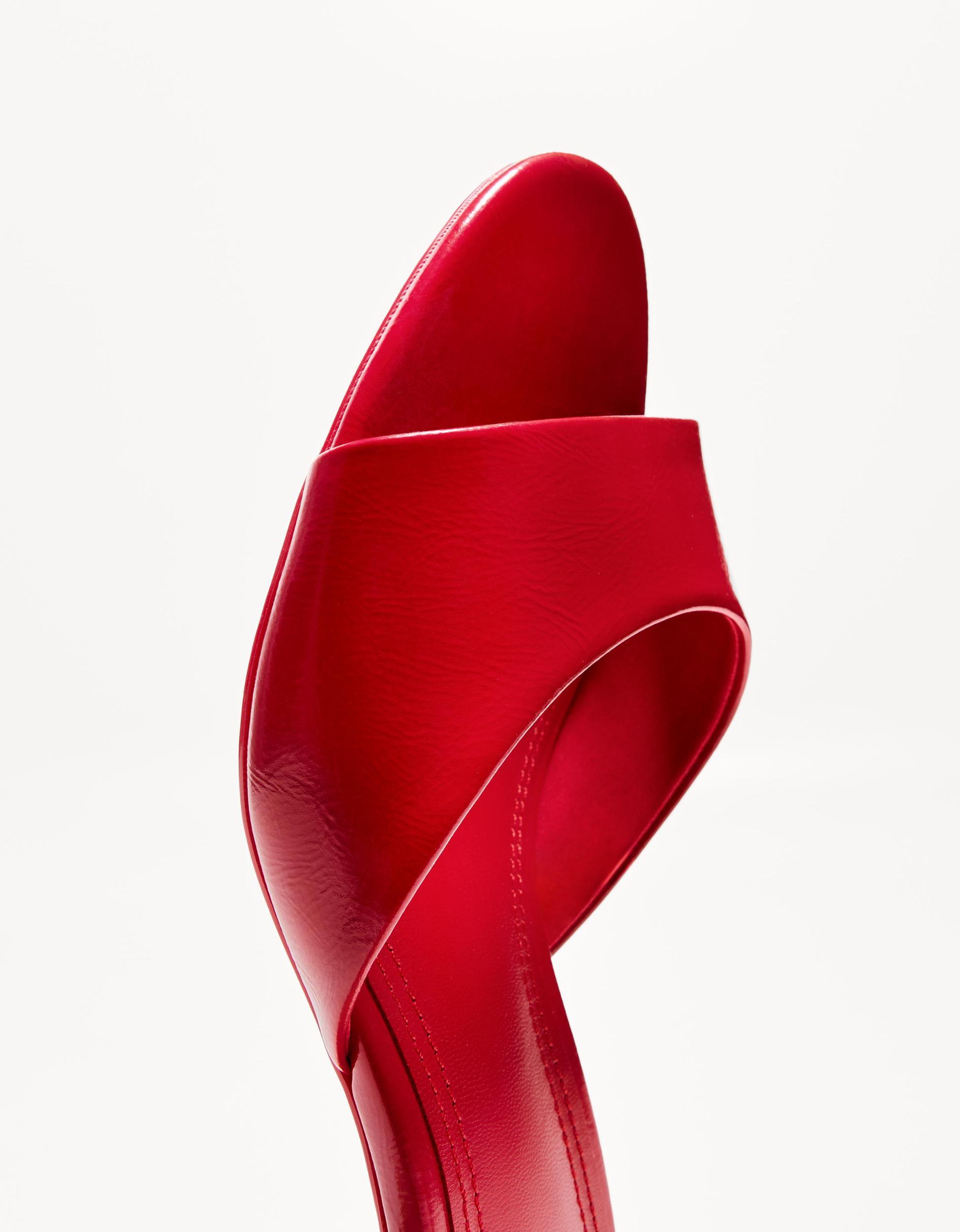 Kitten-heel mule sandals Product Image