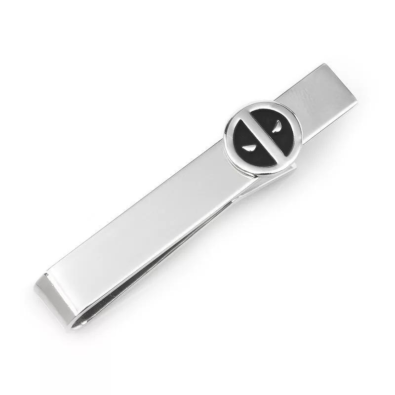 Mens Deadpool Silver Mask Tie Bar Product Image