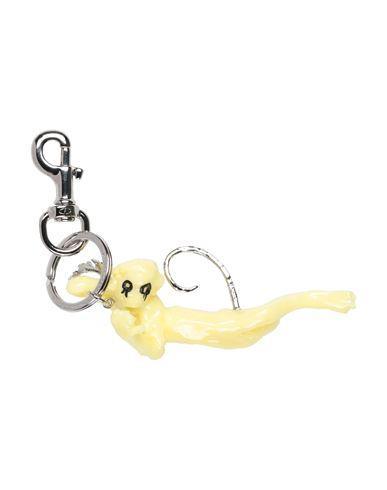 VALENTINO GARAVANI Woman Key Ring Yellow Size - Plastic Product Image