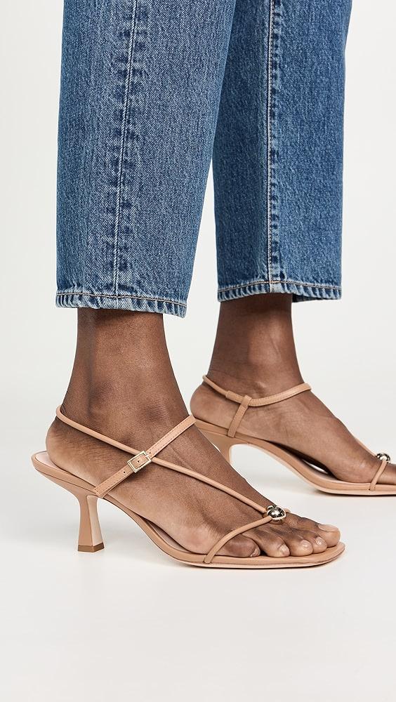 Loeffler Randall Triana Strappy Mid Heel Sandals With Ball | Shopbop Product Image