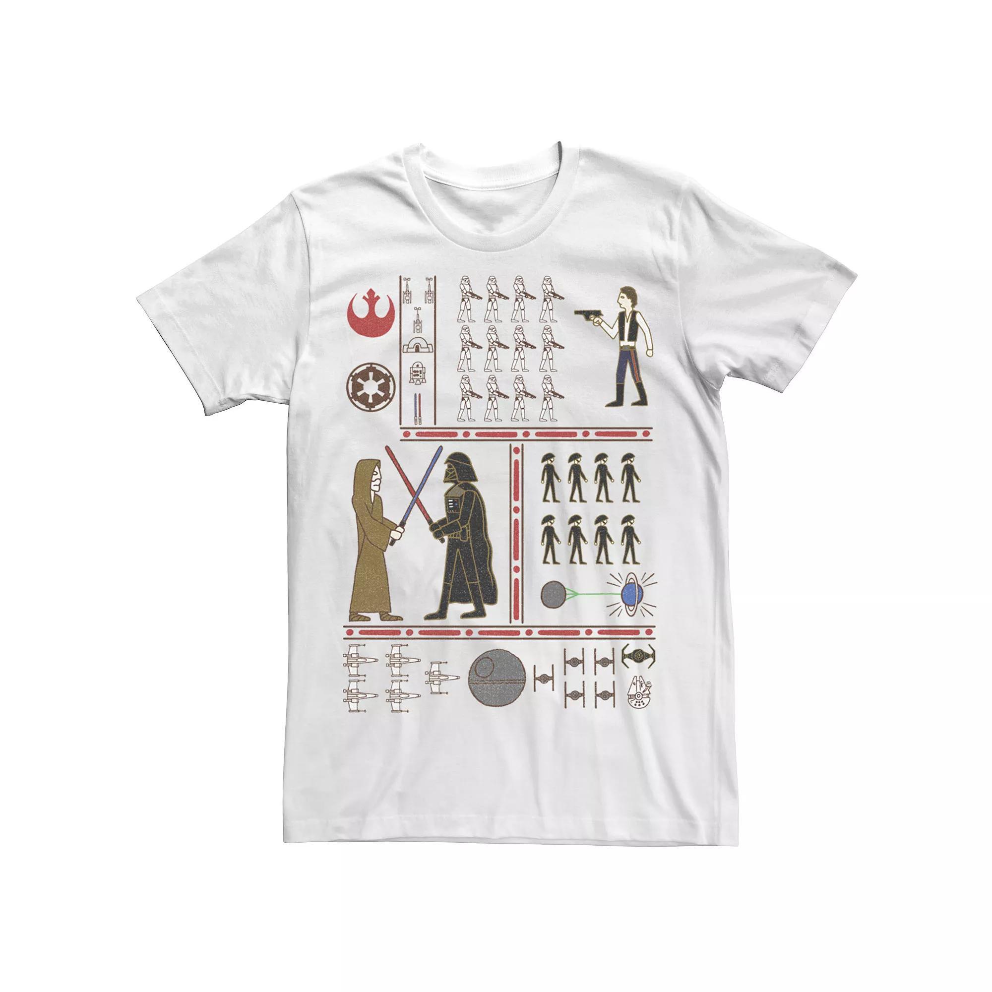 Men's Star Wars Hieroglyphic Style Tee,  Product Image