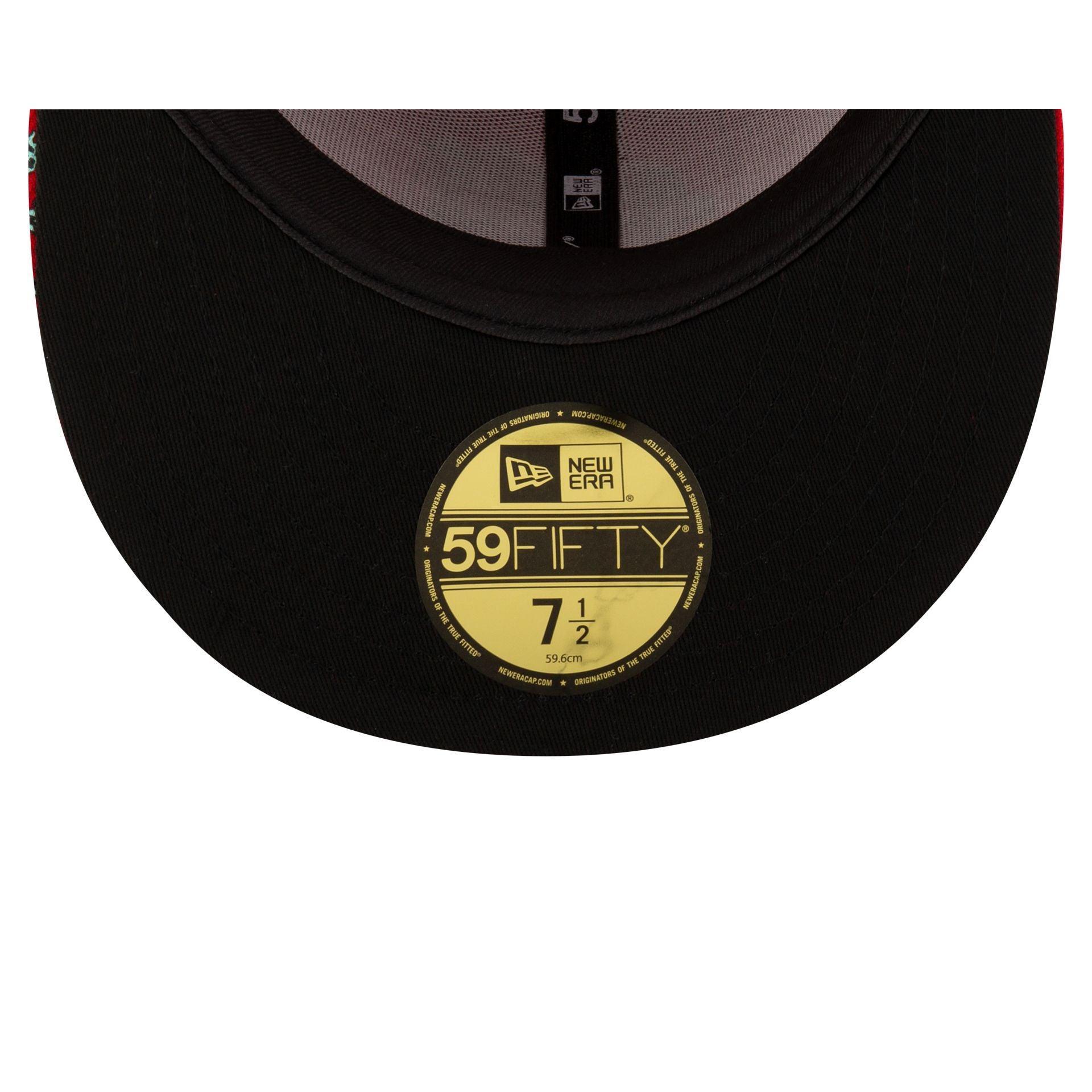 Kansas City Chiefs 2025 Sideline Hot Weather Split Panel 9FIFTY Snapback Hat Male Product Image