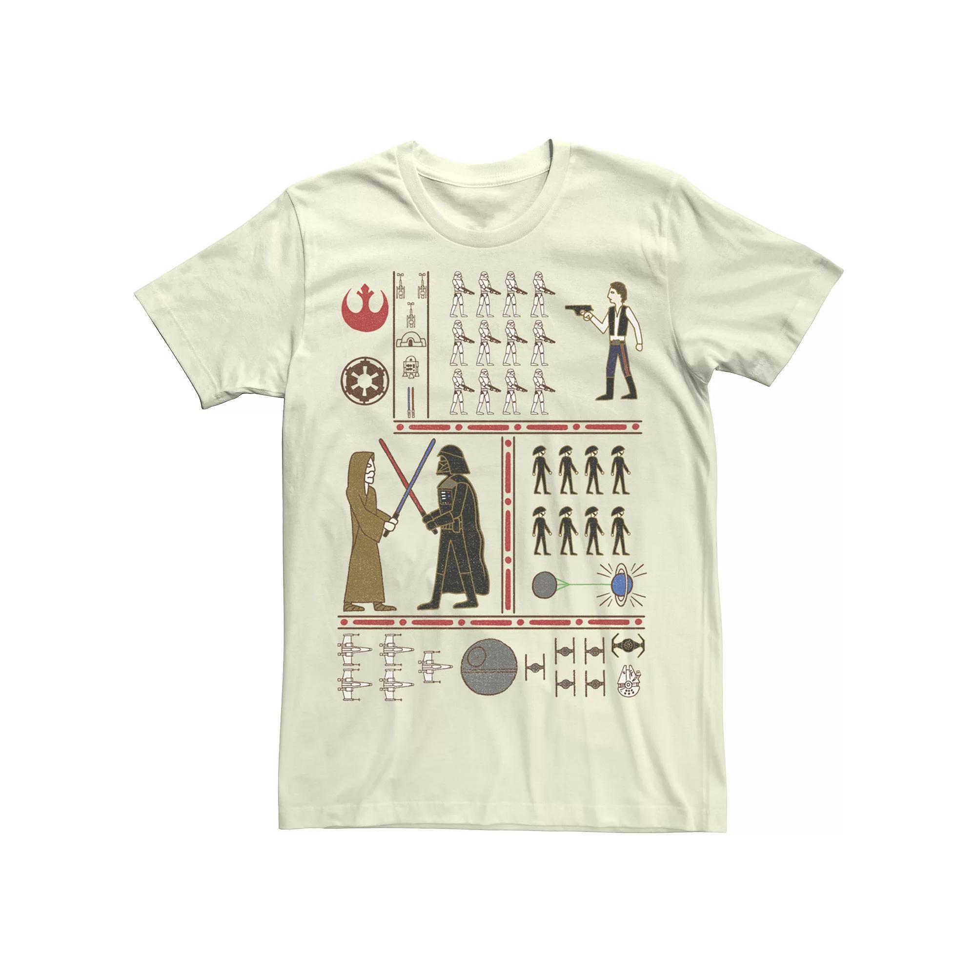 Men's Star Wars Hieroglyphic Style Tee,  Product Image