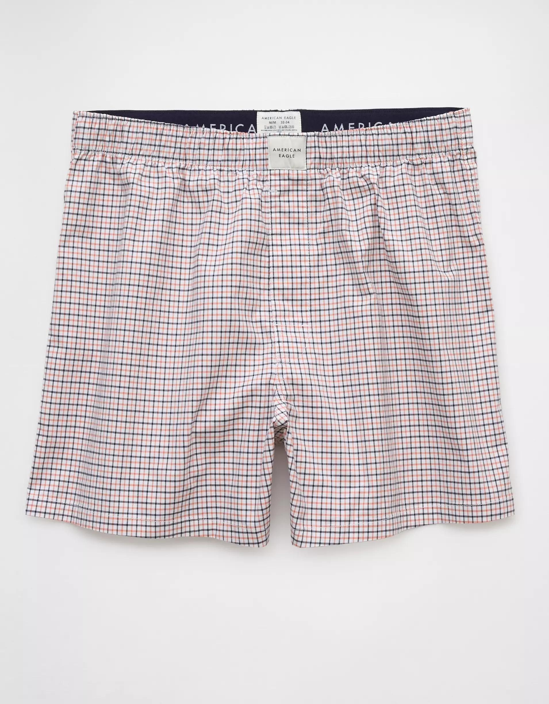 AEO Plaid Stretch Boxer Short Product Image