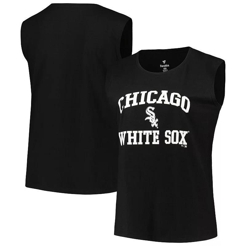 Women's Profile Black Chicago White Sox Plus Size Tank Top, Size: 3XL Product Image