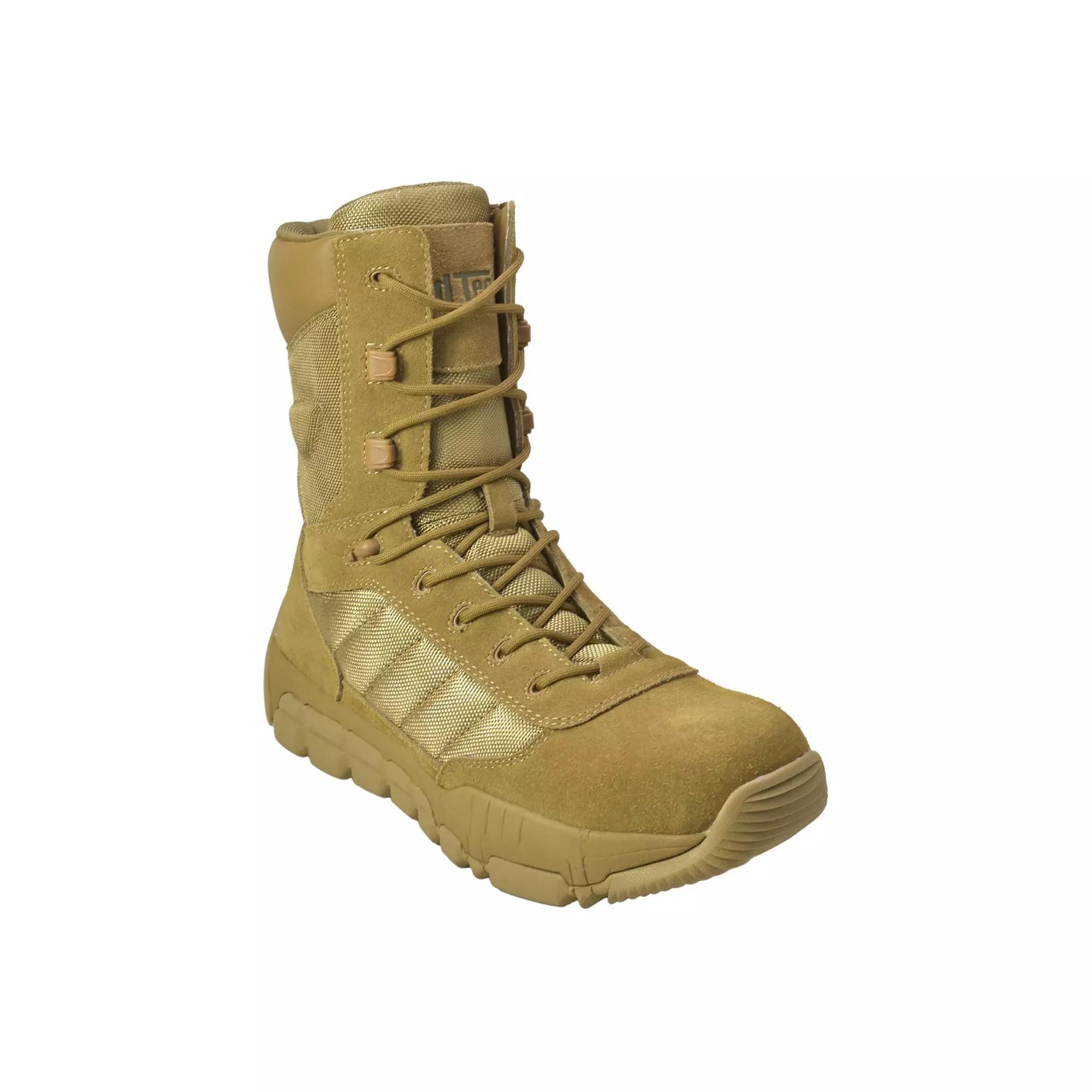 AdTec KT1005 Men's Suede Leather Tactical Boots, Size: 8.5, Coyote Product Image