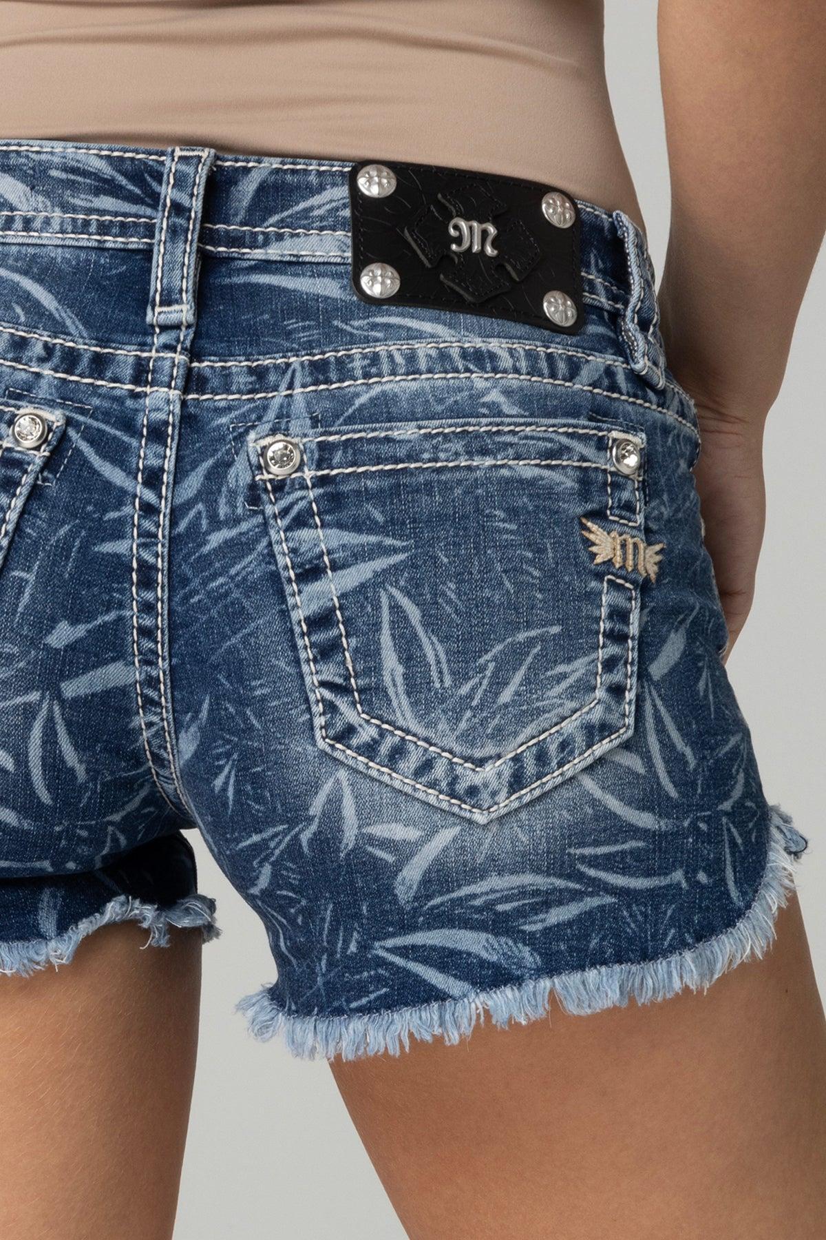 Denim Palms Shorts Product Image