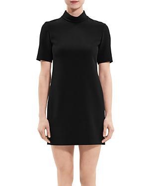 Theory Short Sleeve Roll Neck Mini Dress Product Image