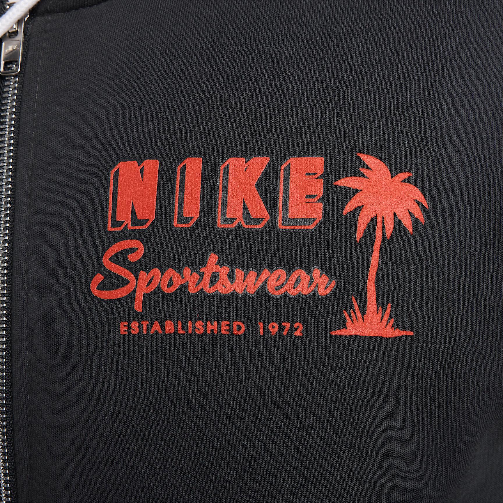 Nike Men's Club Full-Zip Fleece Hoodie Product Image
