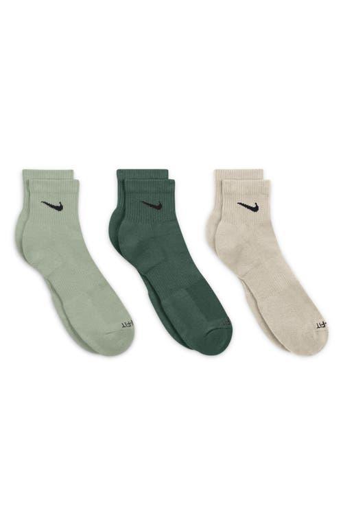 Nike Mens Nike 3 Pack Dri-FIT Plus Quarter Socks - Mens Product Image