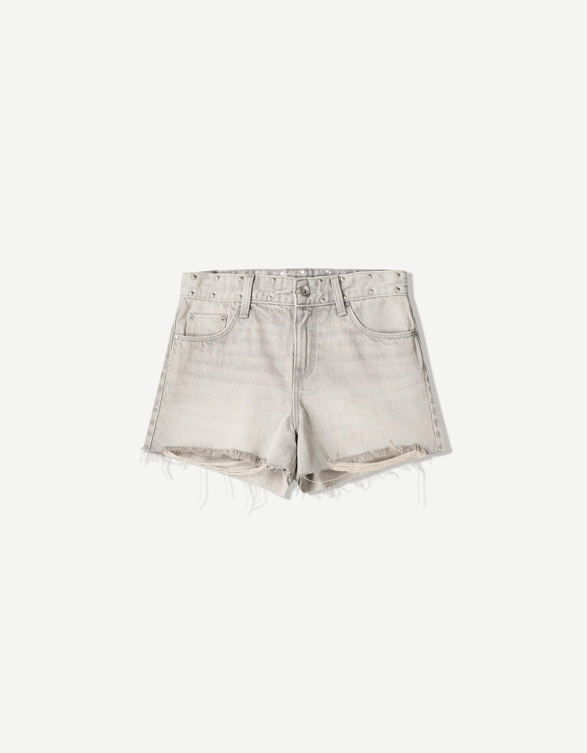 Denim shorts Product Image