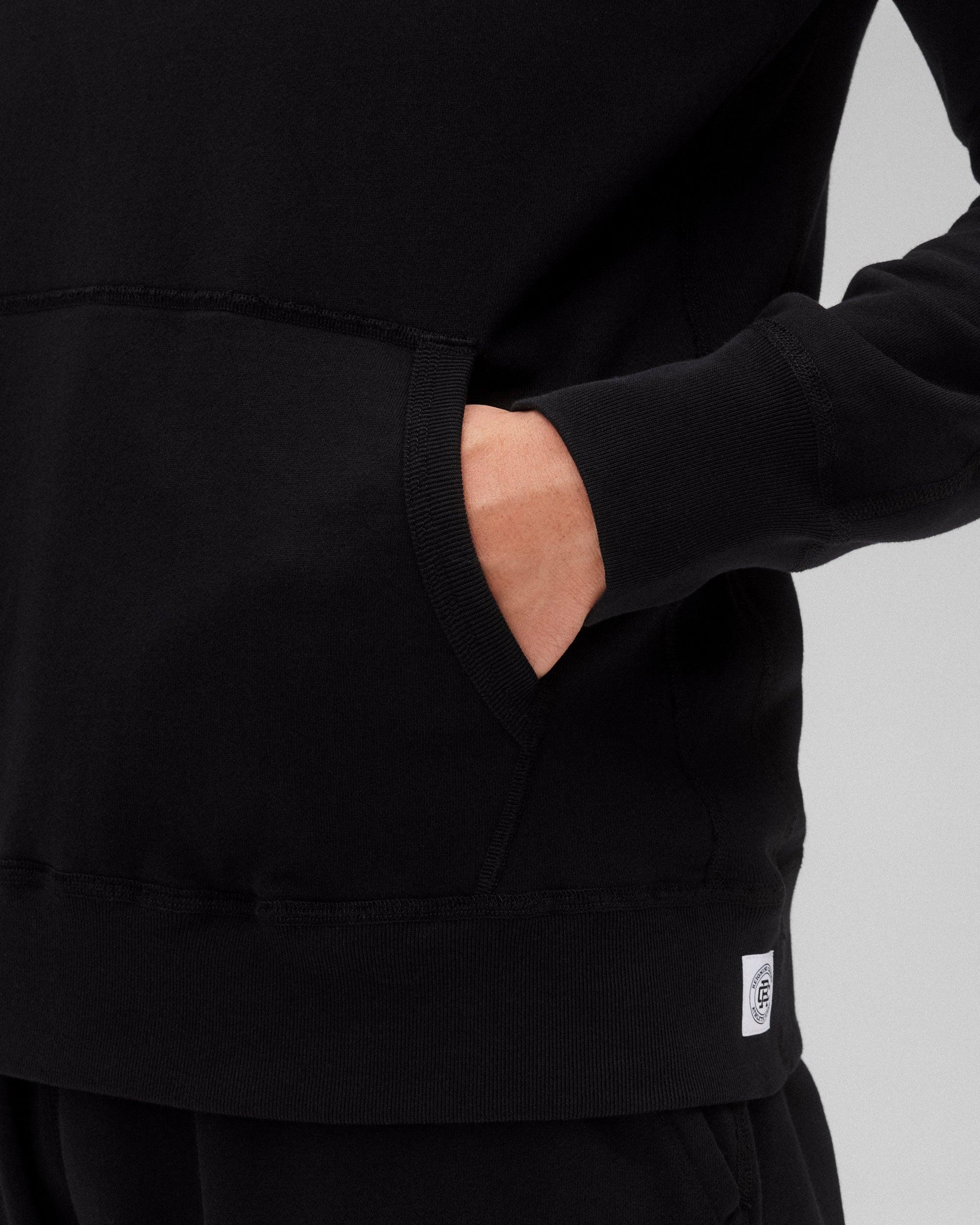 Lightweight Terry Slim Hoodie - Vault Male Product Image