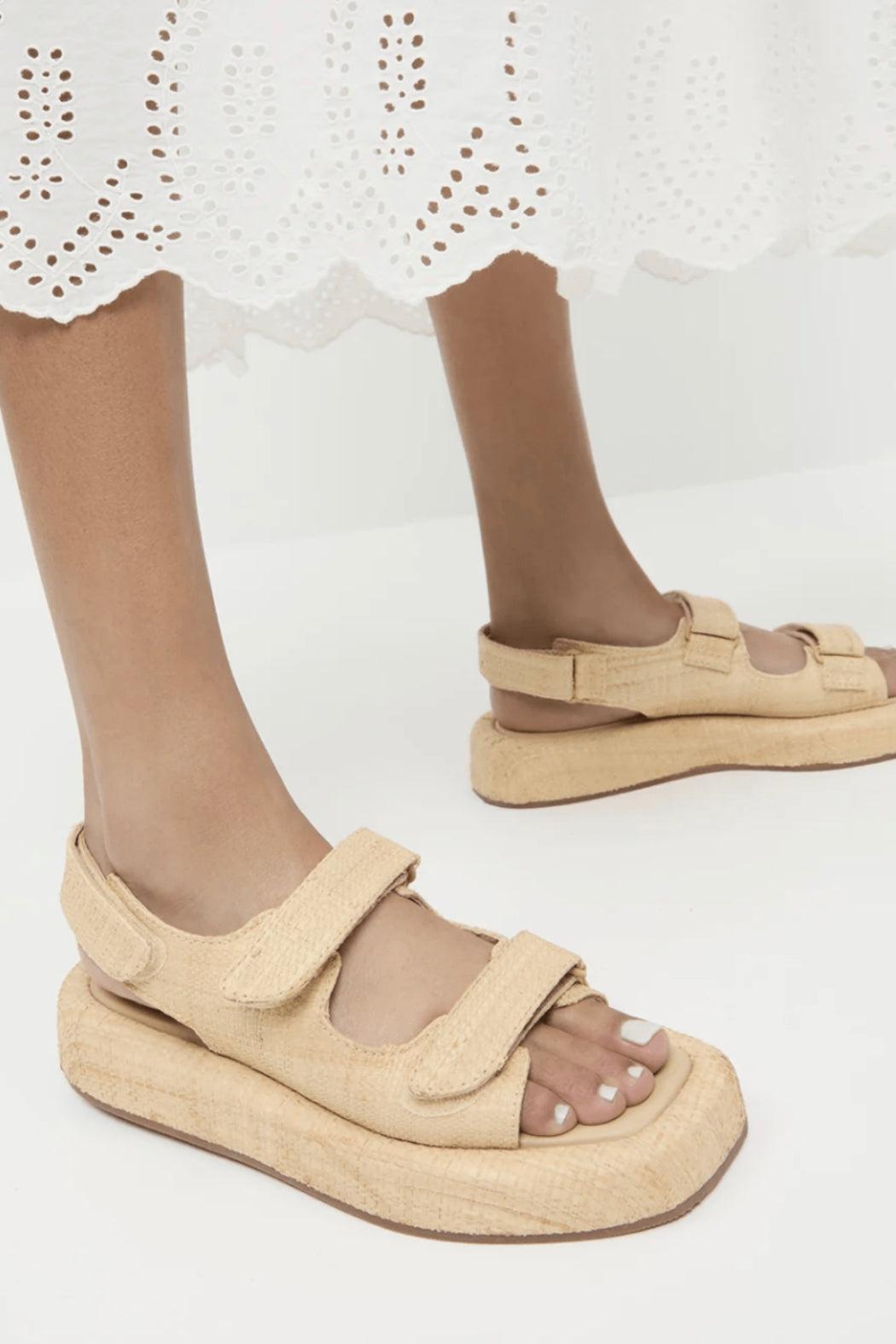 Blaise Natural Platform-Sandal Product Image