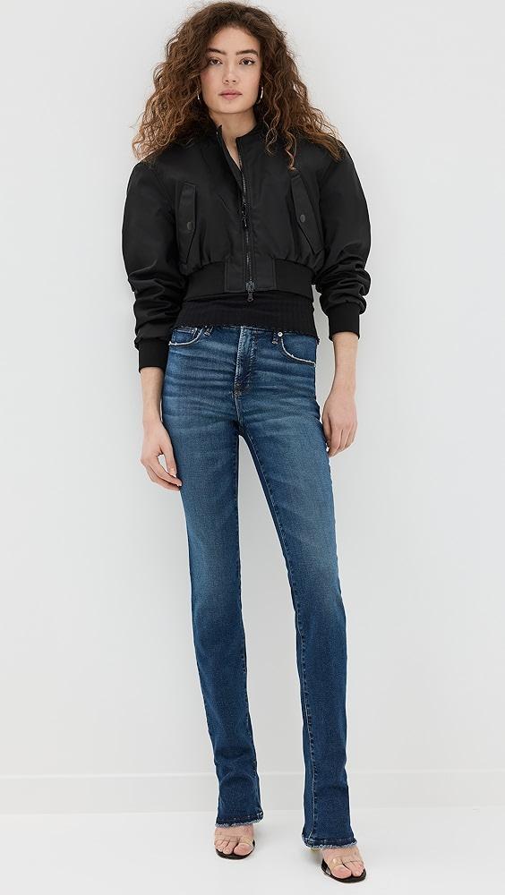 Good American Good Legs Micro Boot Cut Jeans | Shopbop Product Image