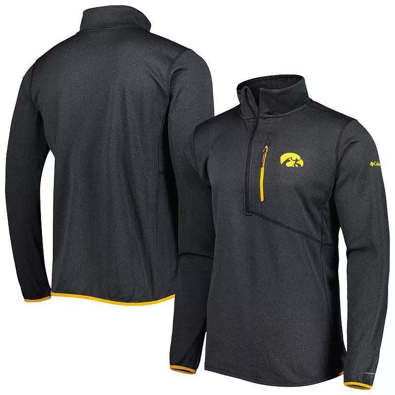 Mens Columbia Iowa Hawkeyes Park View Omni-Wick Half-Zip Top Product Image