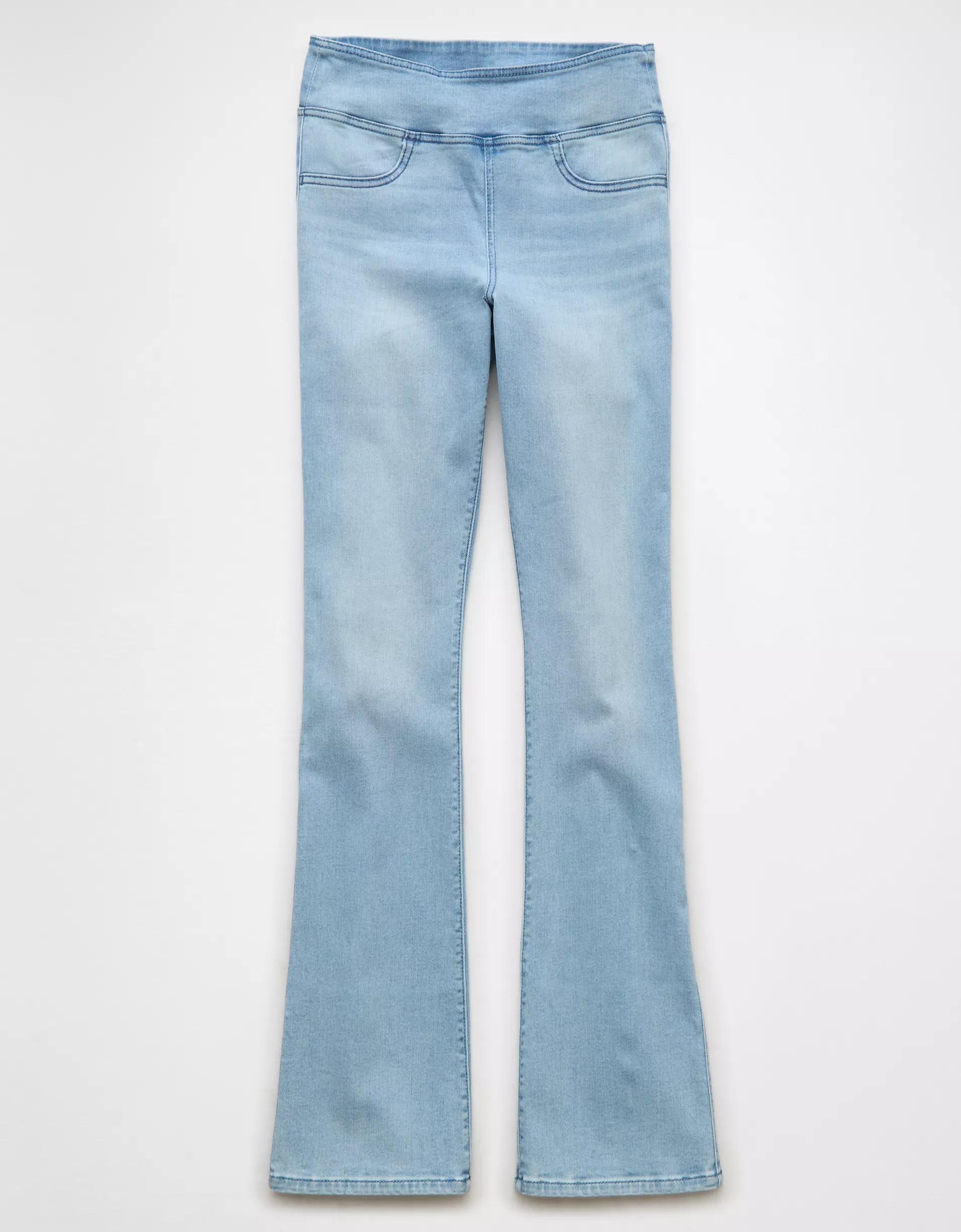 AE Luxe Pull-On High-Waisted Kick Bootcut Jean Product Image