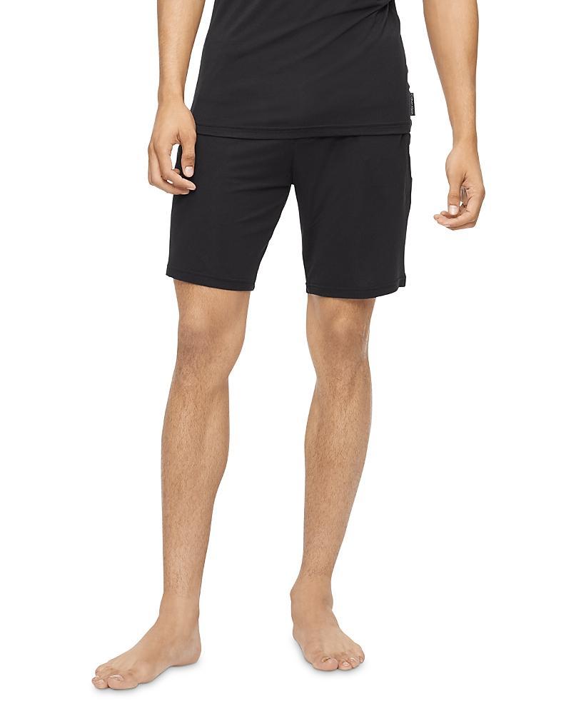 Calvin Klein Mens Ultra-Soft Modern Lounge Sleep Shorts - Black - S Product Image