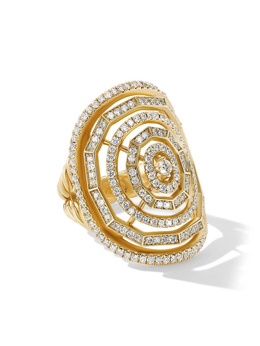 Womens Stax Ring in 18K Yellow Gold Product Image