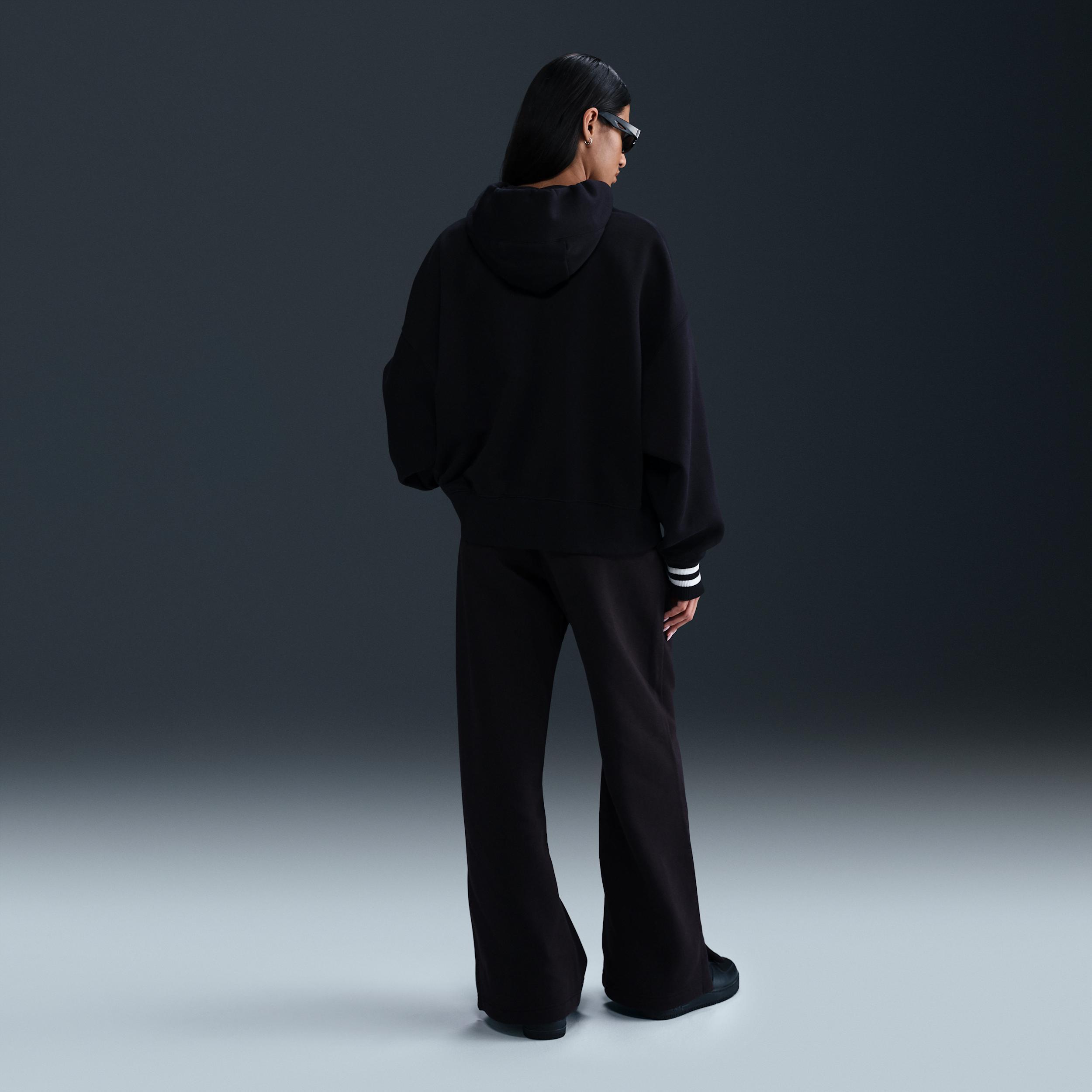 Womens Nike Sportswear Phoenix Fleece High-Waist Wide-Leg Graphic Jogger Pants Product Image