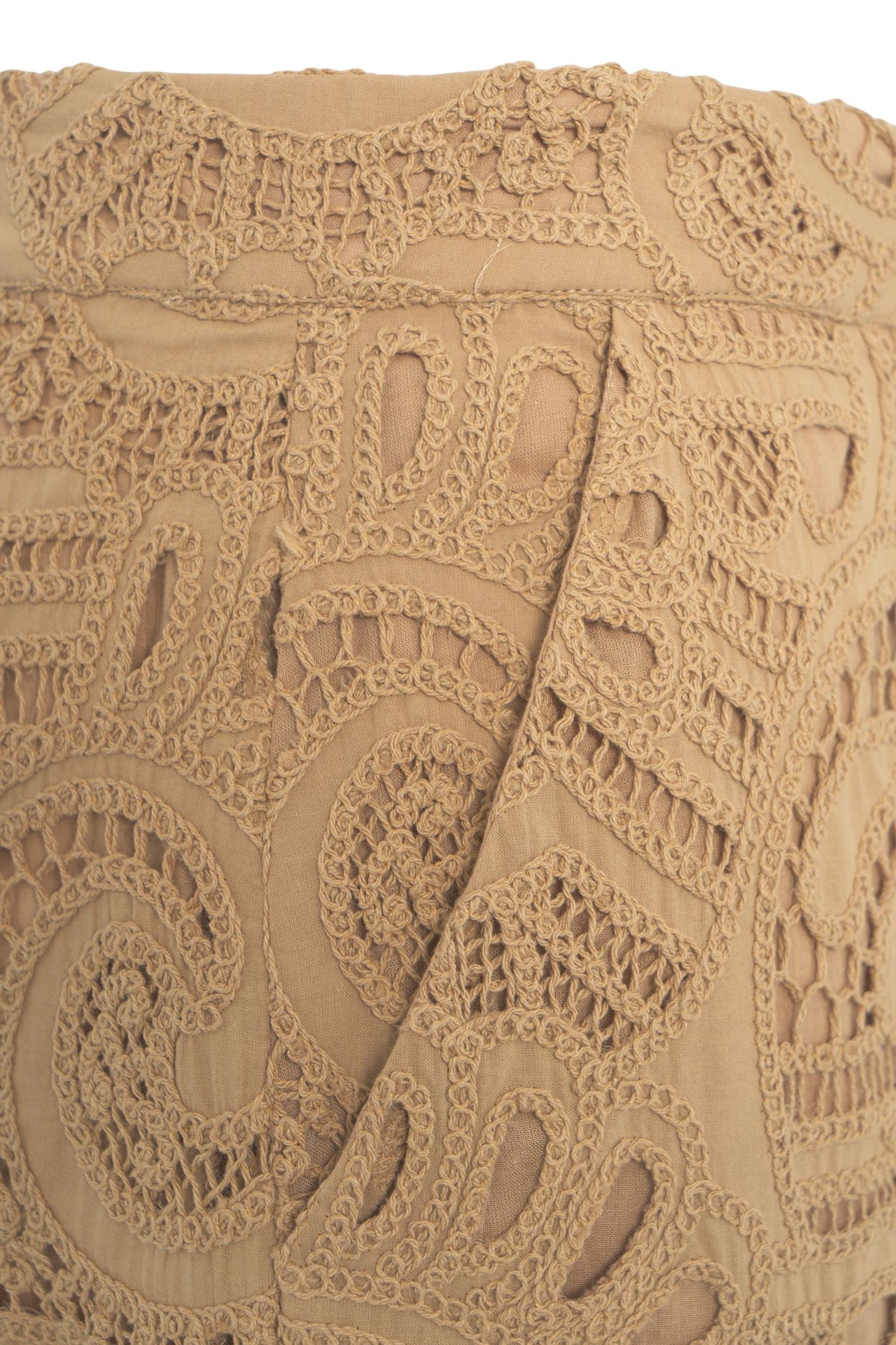 Bermuda with perforated embroidery Product Image