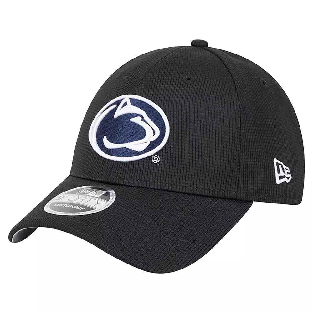 Men's New Era Black Penn State Nittany Lions Pivot 9FORTY Stretch-Snap Adjustable Hat Product Image