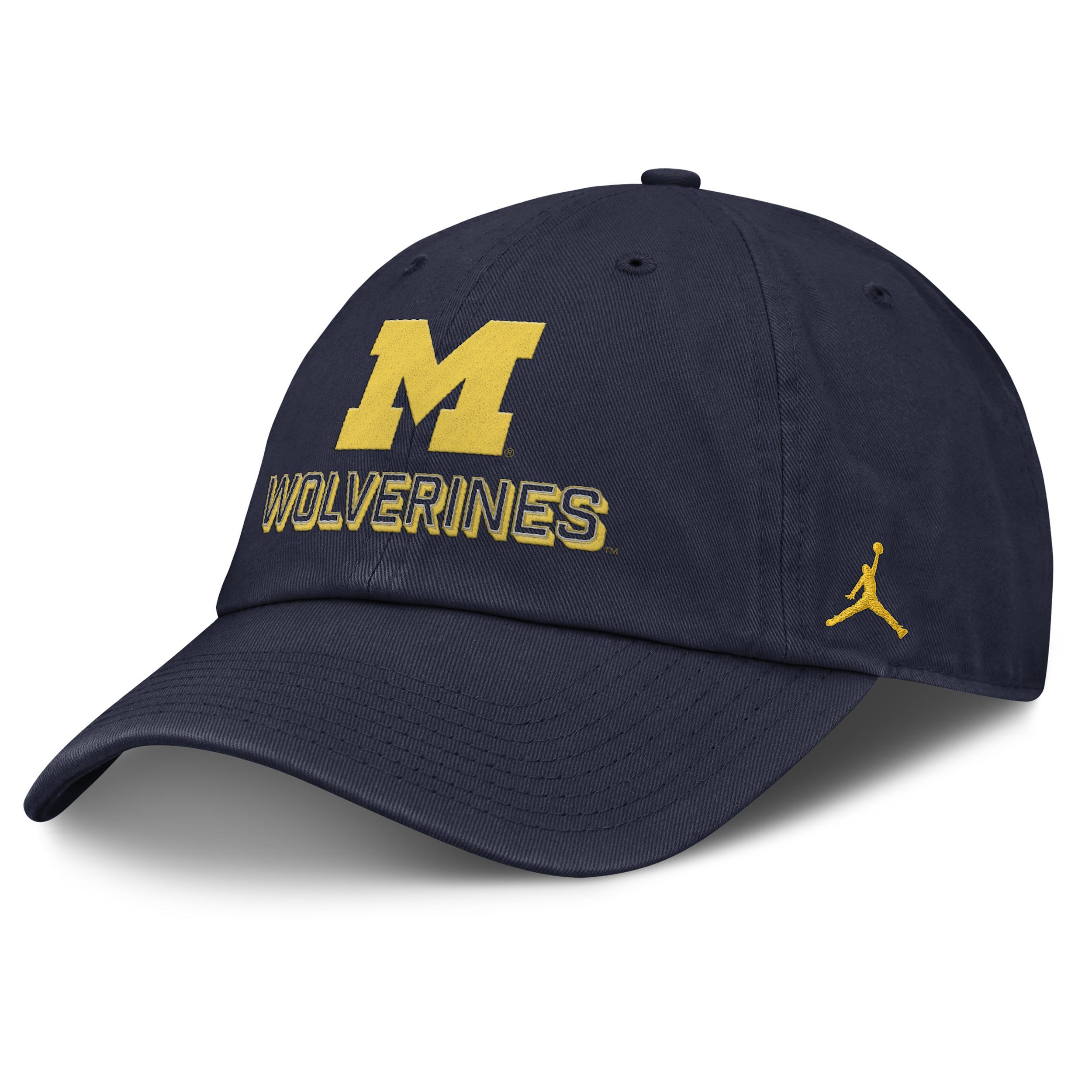 Mens Michigan On-Field Club Gameday Jordan Brand College Adjustable Hat | JC0141SMWN-MBJ Product Image