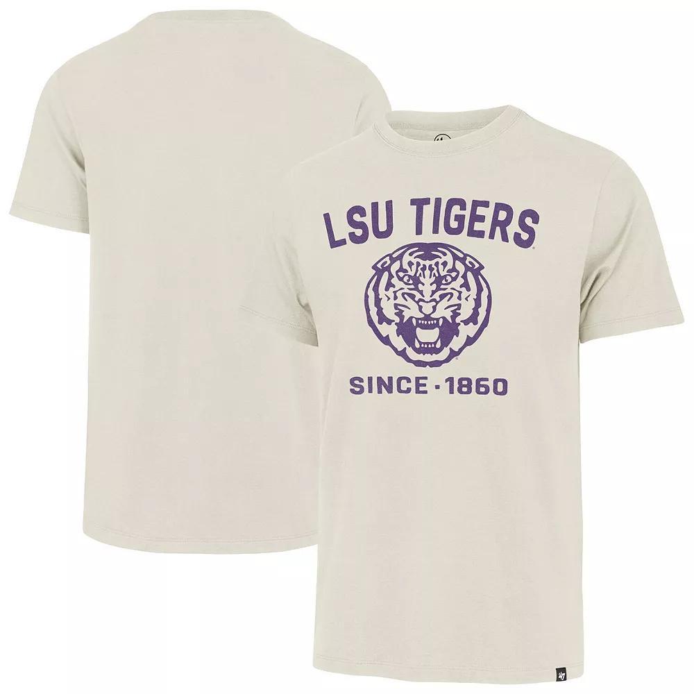 Men's '47 Cream LSU Tigers Duster Franklin T-Shirt, Size: XL, Beige Product Image