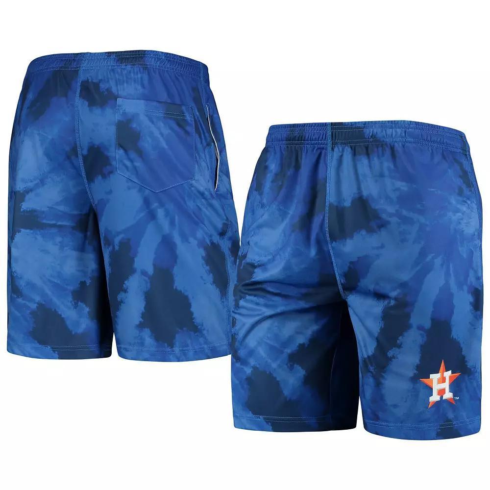 Men's FOCO Navy Houston Astros Tie-Dye Training Shorts,  Product Image