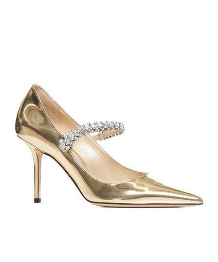 JIMMY CHOO High-heeled Shoe In Gold Product Image