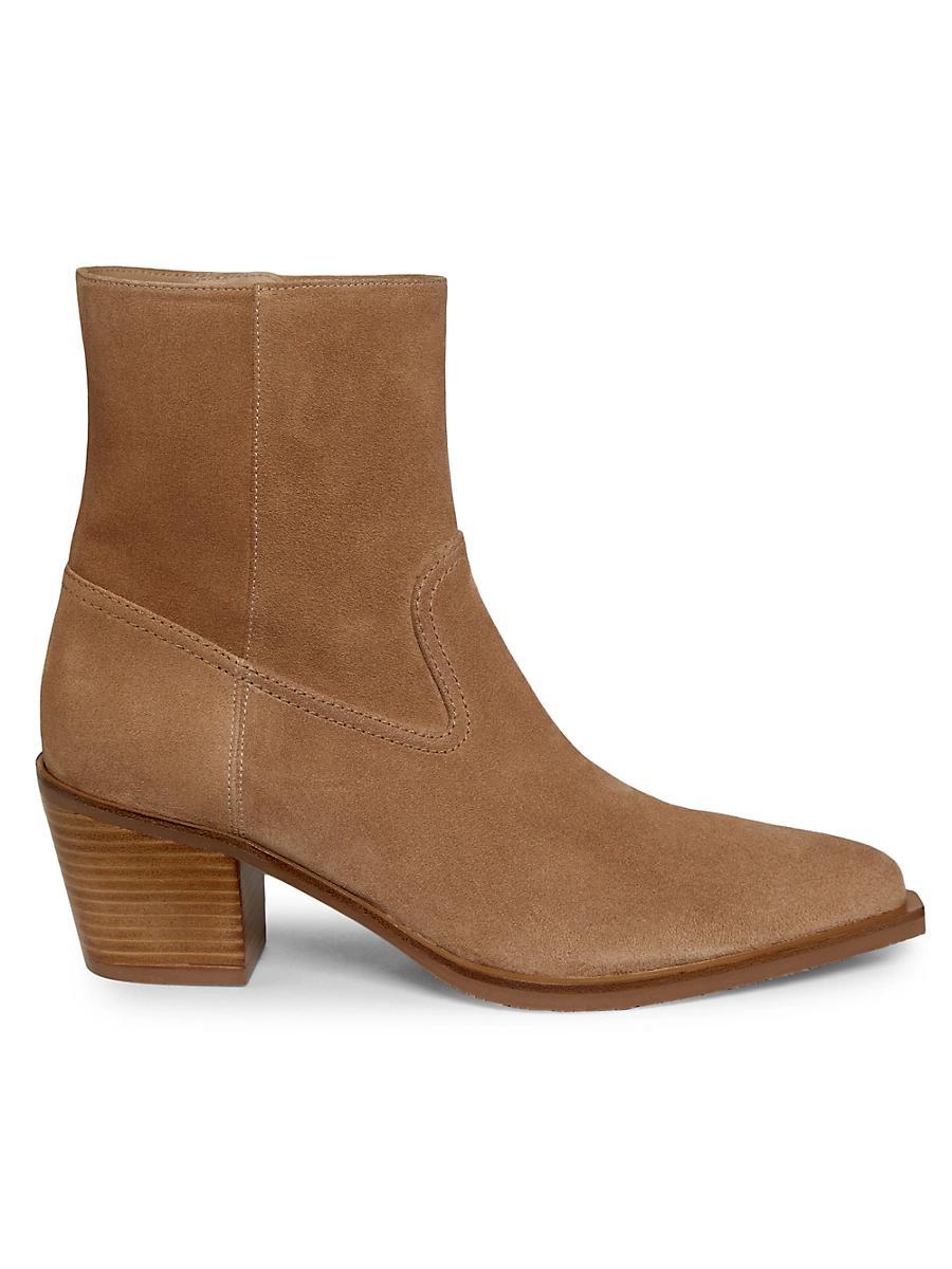 Womens Tate 65MM Suede Ankle Booties Product Image