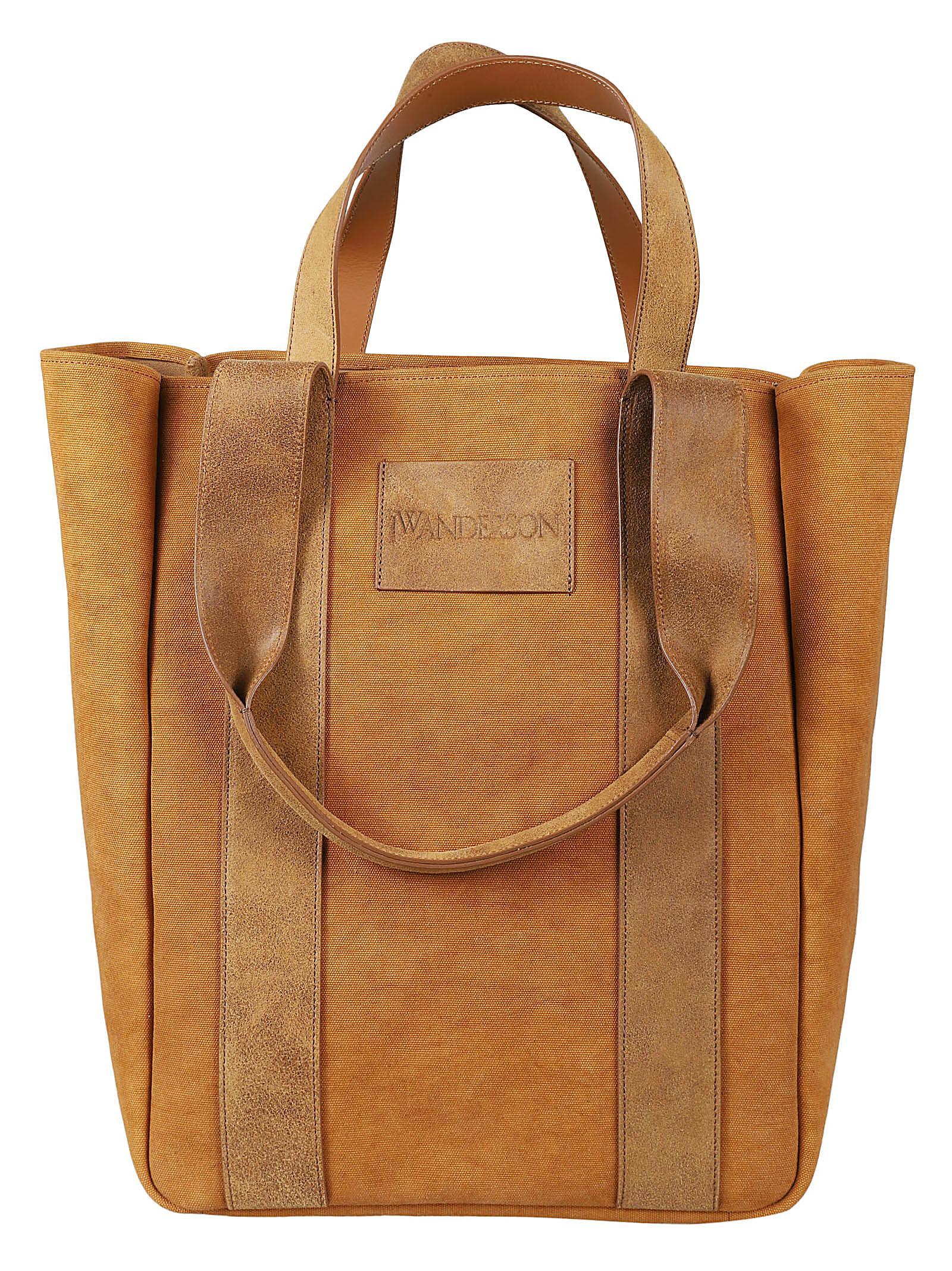 JW ANDERSON Workwear Cabas Tote Bag In Brown Product Image