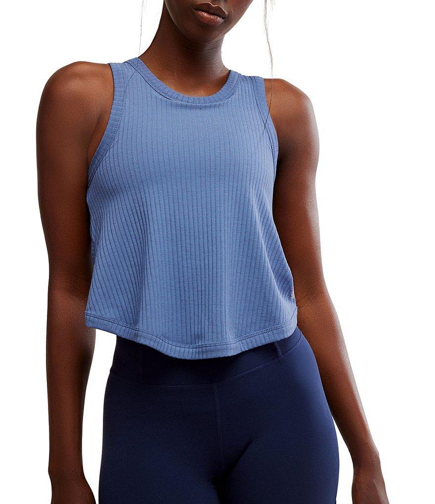 FP Movement Comeback Scoop Neck Sleeveless Twist Back Ribbed Tank Product Image