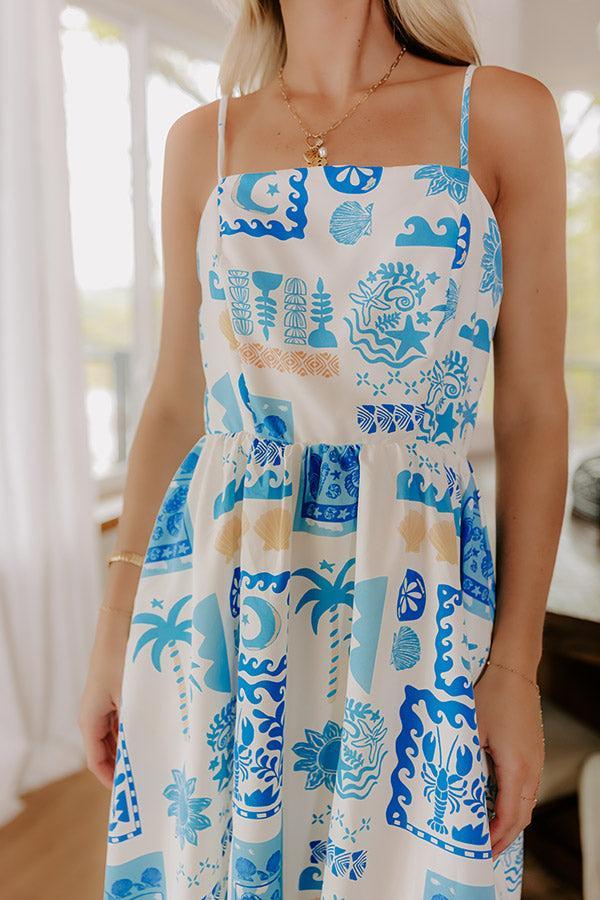 Coastal Daydream Midi Dress Product Image
