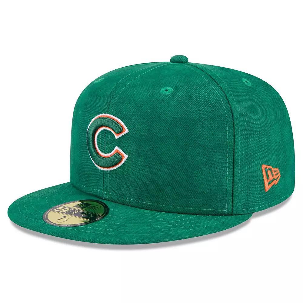 Men's New Era Kelly Green Chicago Cubs St. Patrick's Day 59FIFTY Fitted Hat,  Product Image